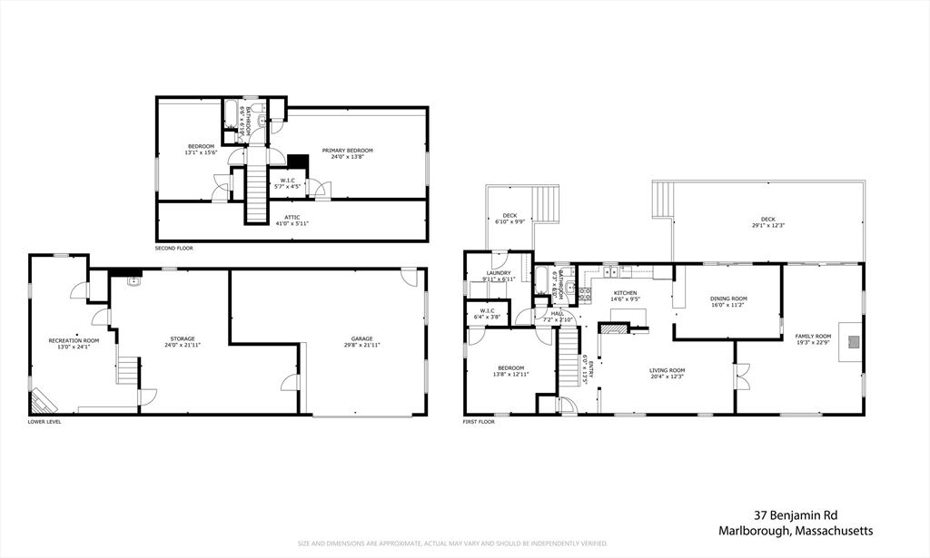 37 Benjamin Road Marlborough, MA 01752 - Photo 39 of 39 a black and white photo of a living room