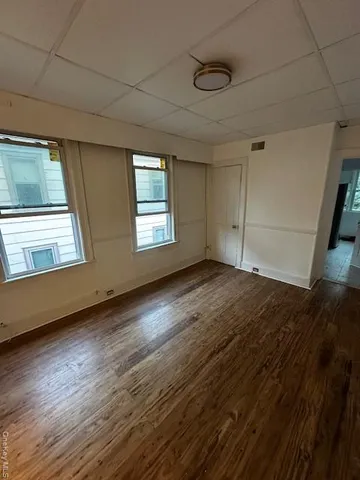 en empty room with window