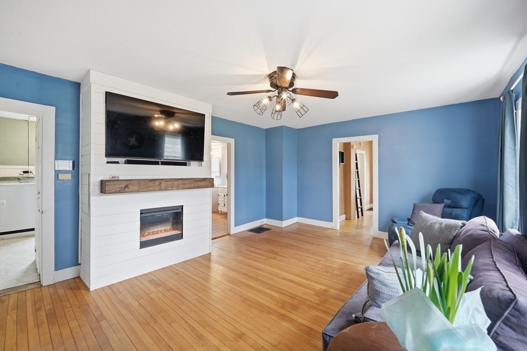 79 State Road Whately, MA 01373 - Photo 16 of 40 a bedroom with a bed and a flat screen tv