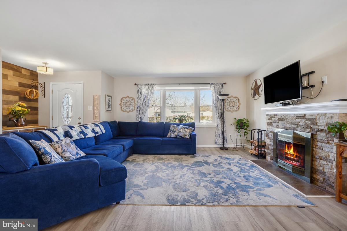 6703 Anders Terrace Springfield, VA 22151 - Photo 8 of 33 a living room with furniture and a flat screen tv