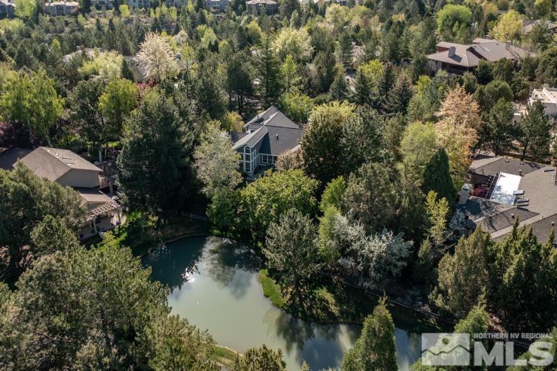 4275 Bitteroot Road Reno, NV 89519 - Photo 37 of 39 an aerial view of residential house with outdoor space and lake view