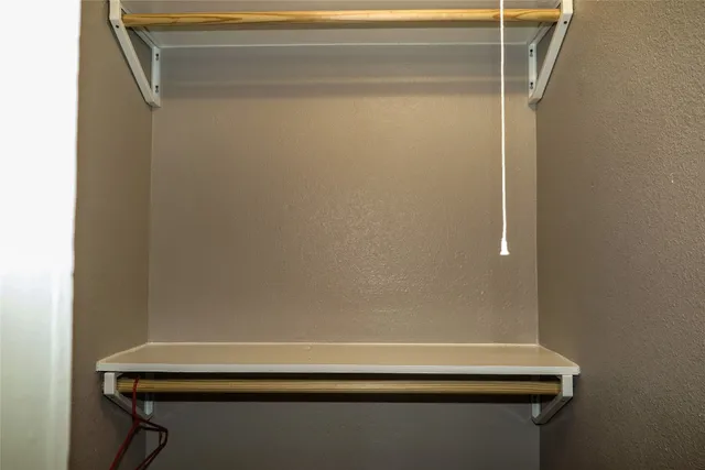 a close up view of racks