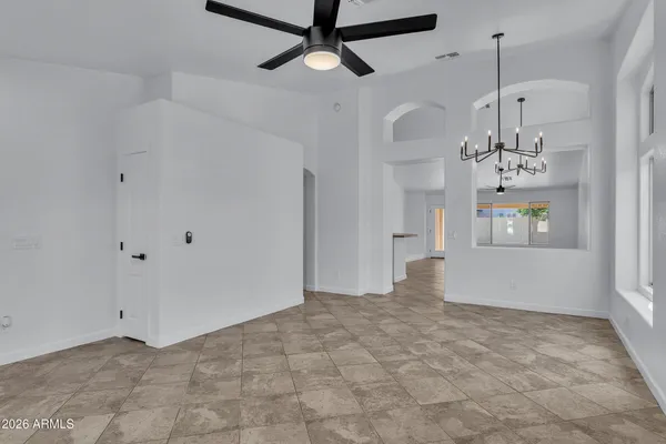 a view of an empty room