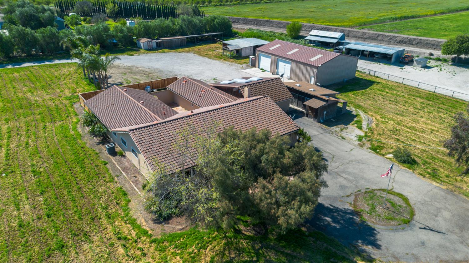 17500 Von Sosten Road Tracy, CA 95304 - Photo 42 of 50 an aerial view of a house with outdoor space
