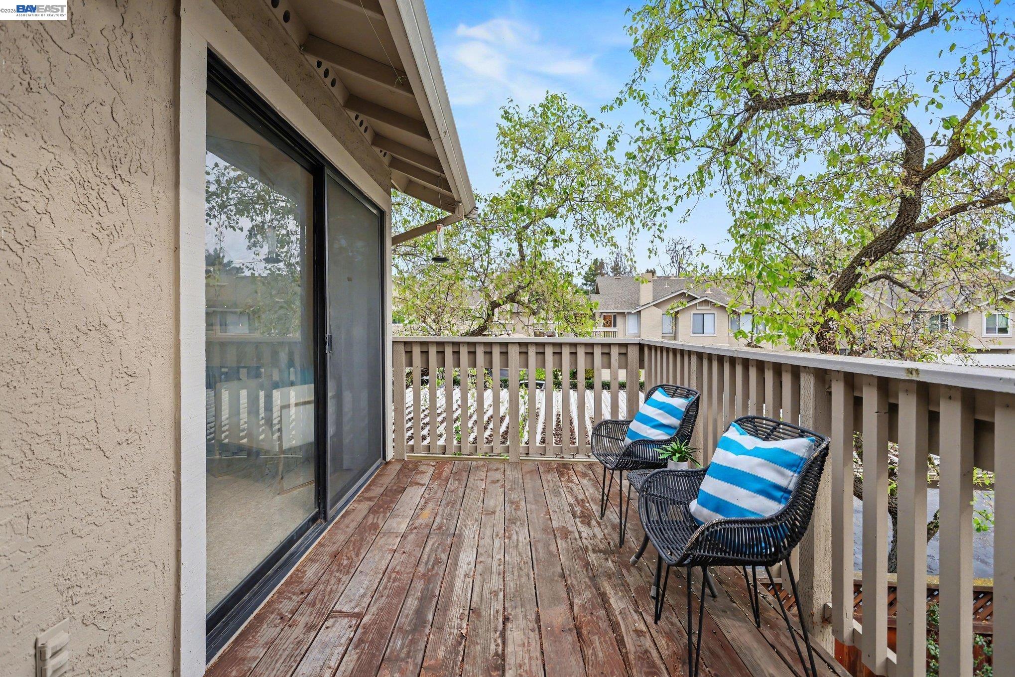 3683 Crow Canyon Road San Ramon, CA 94582 - Photo 20 of 24 a view of a balcony with wooden floor