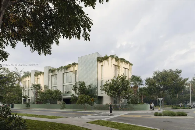 a view of a city with tall buildings