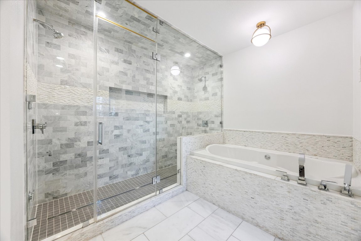 1106 Fairmount Avenue Austin, TX 78704 - Photo 14 of 25 a bathroom with a bathtub and shower