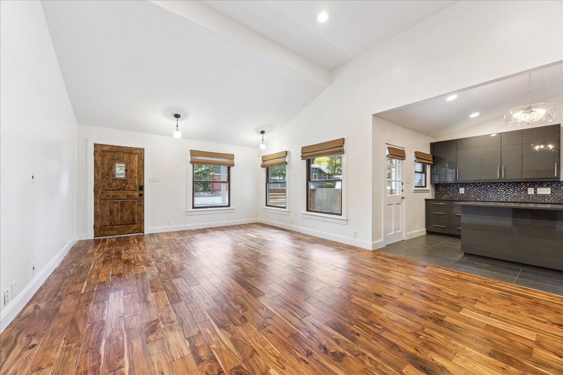 1106 Fairmount Avenue Austin, TX 78704 - Photo 4 of 25 a view of kitchen with wooden floor and electronic appliances