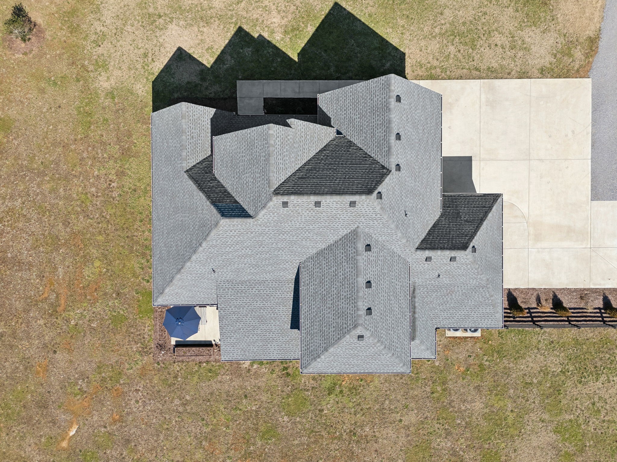 1567 Harrison Road Murfreesboro, TN 37128 - Photo 55 of 56 an aerial view of a house with a yard