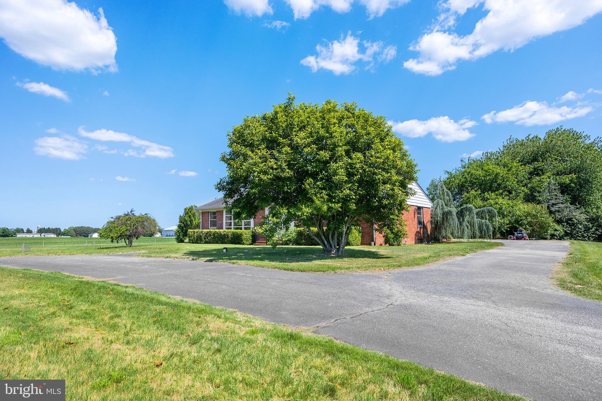 12397 Ridgely Road Ridgely, MD 21660 - Photo 43 of 62 Front, paved circular driveway and paved to garage