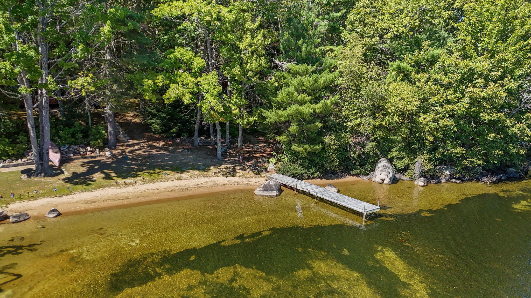 331 Mt Hunger Shore Road Raymond, ME 04071 - Photo 3 of 28 Wonderfully shallow entry into lake