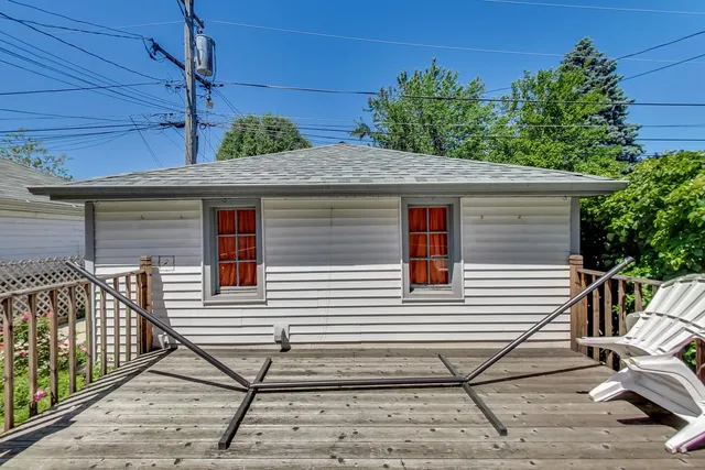 a view of a house with a patio