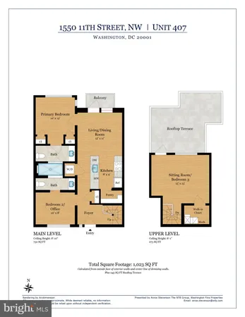 $799,000 | 1550 11th Street Northwest, Unit 407, Washington, DC 20005