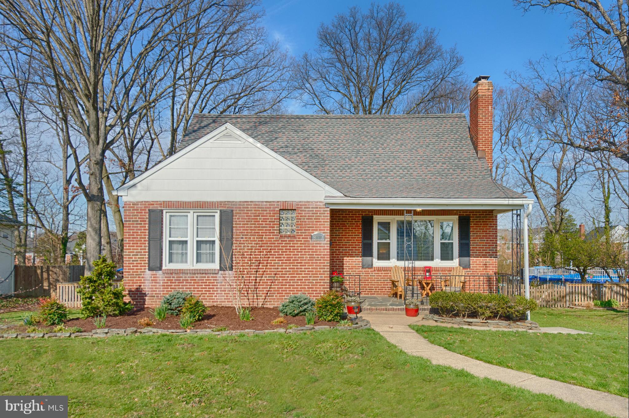 8110 Hillendale Road Baltimore, MD 21234 - Photo 2 of 30 front view of a house with a yard