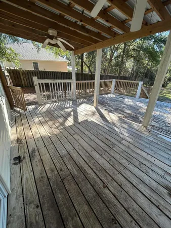 a view of a car park in front of house