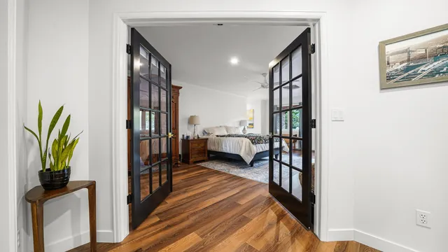a en suite bathroom with a sink a toilet and a shower