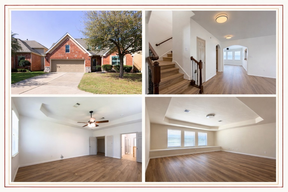 a view of a living room and kitchen