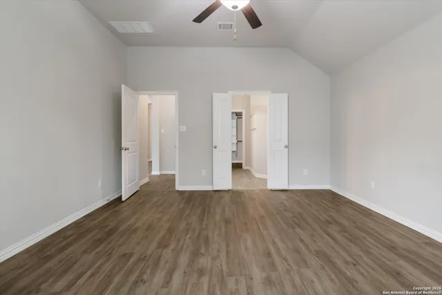 wooden floor in an empty room