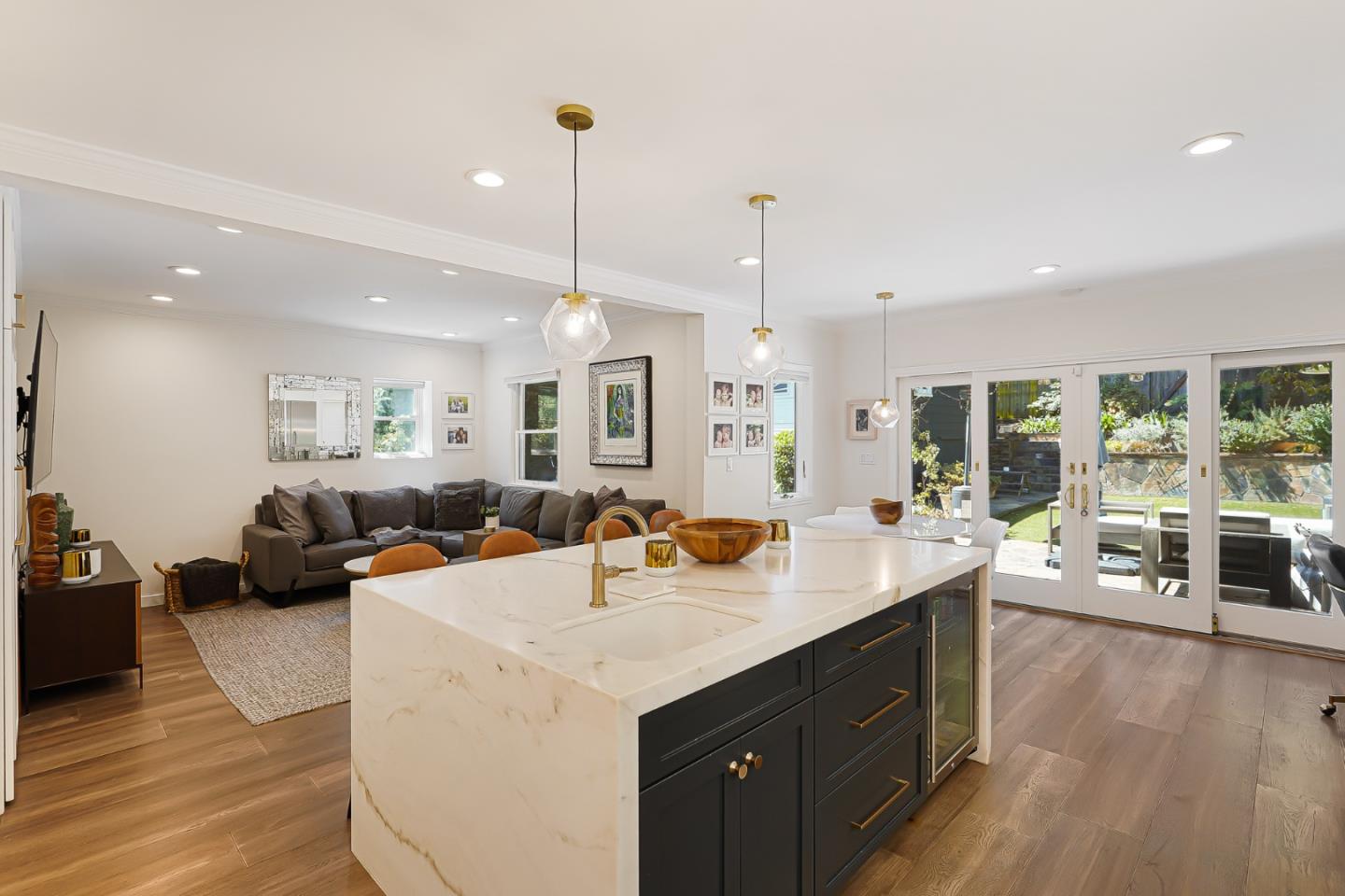 1467 Cabrillo Avenue Burlingame, CA 94010 - Photo 16 of 57 a large kitchen with lots of counter space