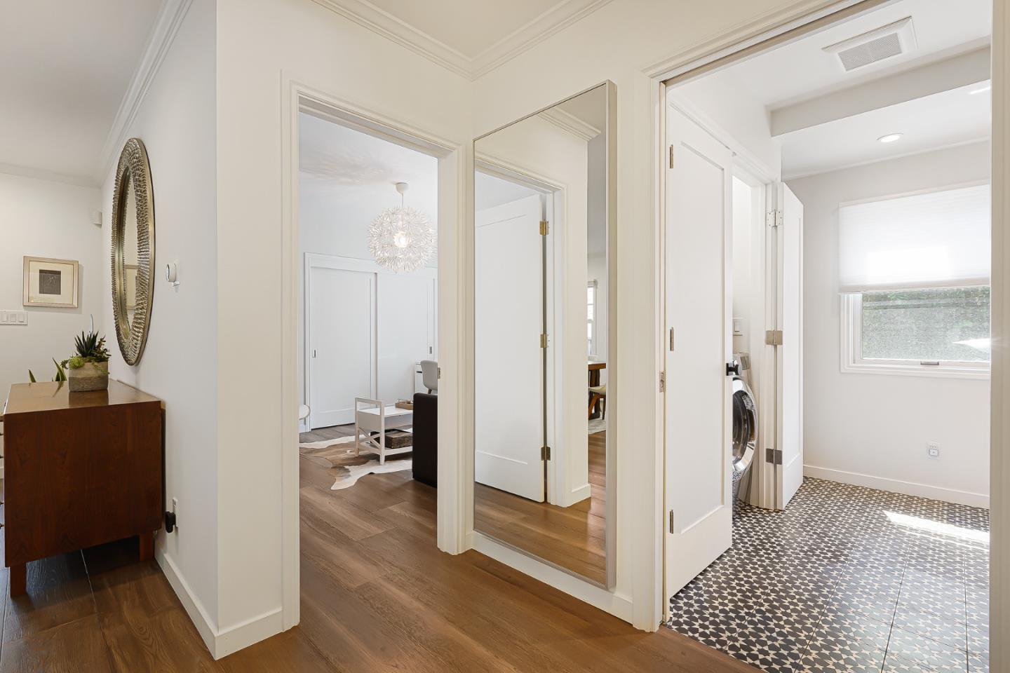 1467 Cabrillo Avenue Burlingame, CA 94010 - Photo 28 of 57 a view of a livingroom with wooden floor and furniture