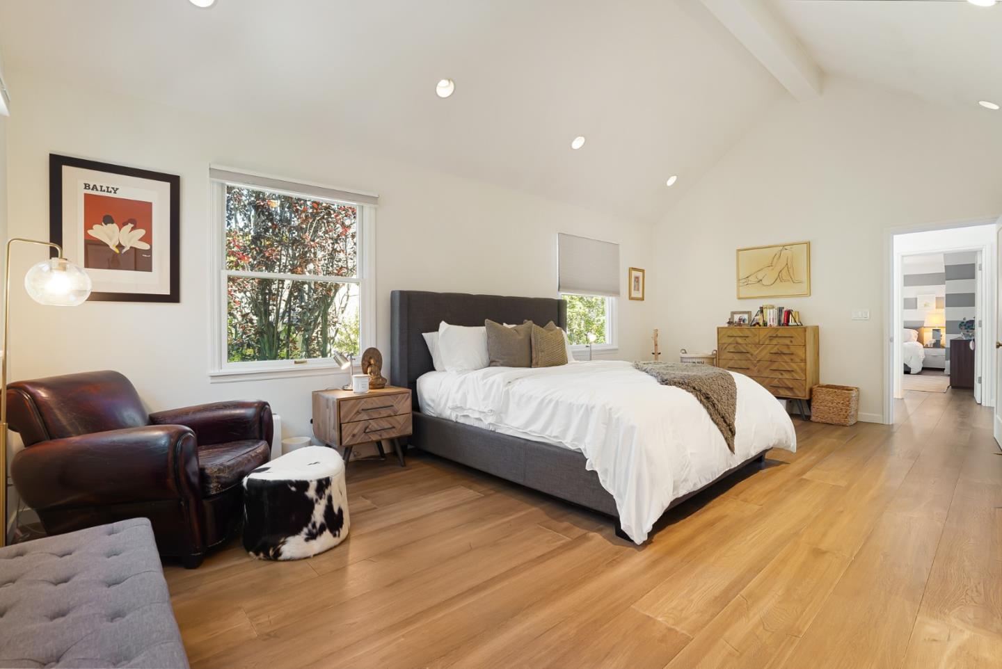 1467 Cabrillo Avenue Burlingame, CA 94010 - Photo 34 of 57 a bedroom with a bed and a couch