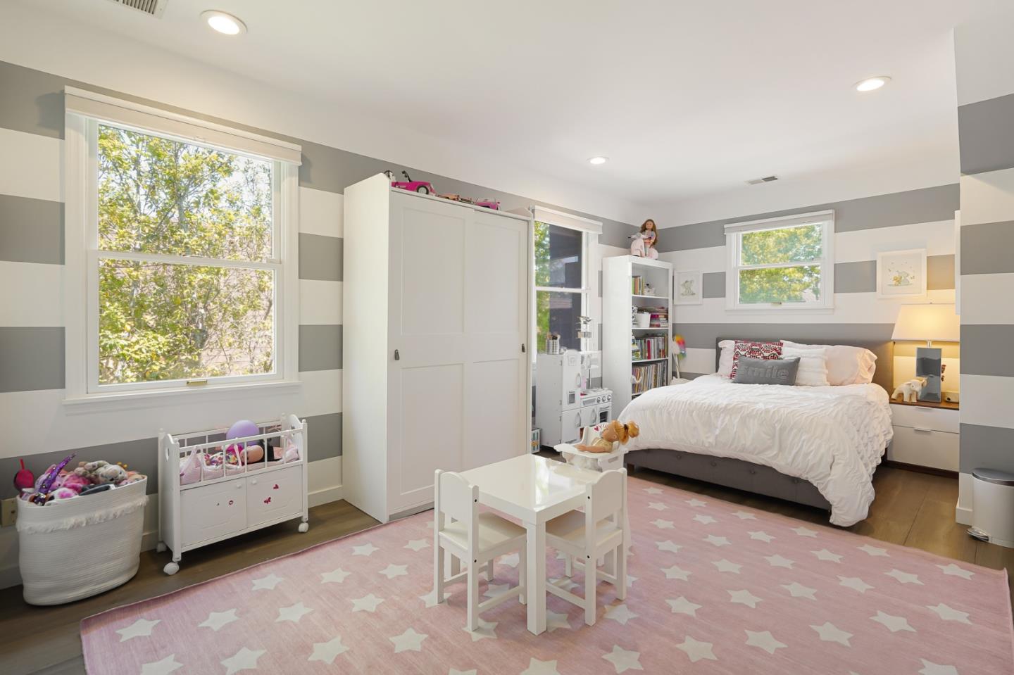 1467 Cabrillo Avenue Burlingame, CA 94010 - Photo 40 of 57 a bedroom with a bed and a window