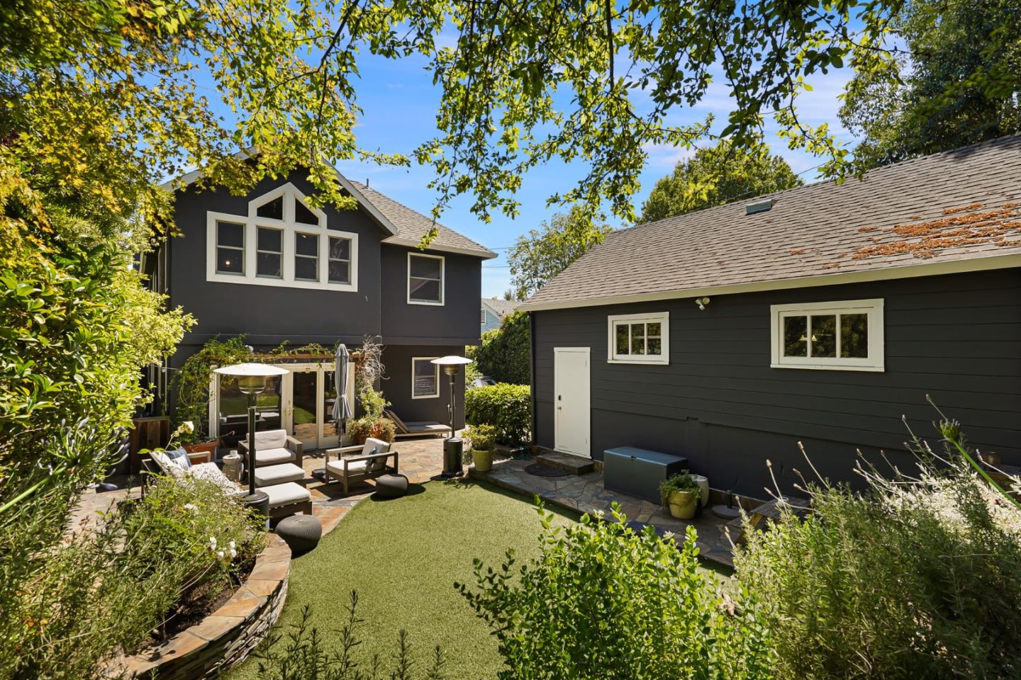 1467 Cabrillo Avenue Burlingame, CA 94010 - Photo 49 of 57 a front view of a house with a yard