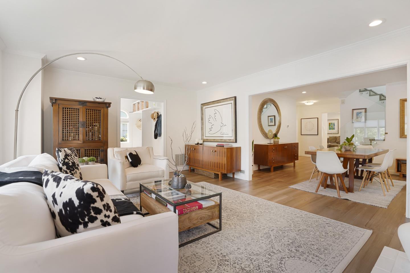 1467 Cabrillo Avenue Burlingame, CA 94010 - Photo 9 of 57 a living room with furniture and wooden floor