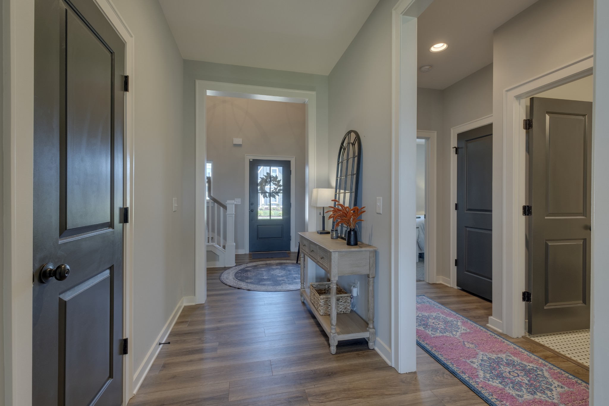 1017 Fallow Road Mount Juliet, TN 37122 - Photo 11 of 66 a view of a hallway with wooden floor and a bedroom