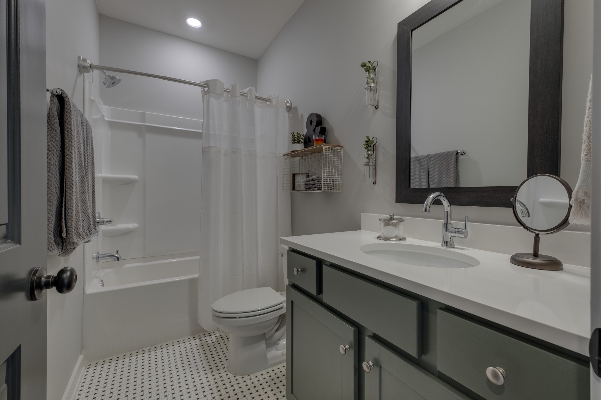 1017 Fallow Road Mount Juliet, TN 37122 - Photo 34 of 66 a bathroom with a sink toilet a shower and a mirror