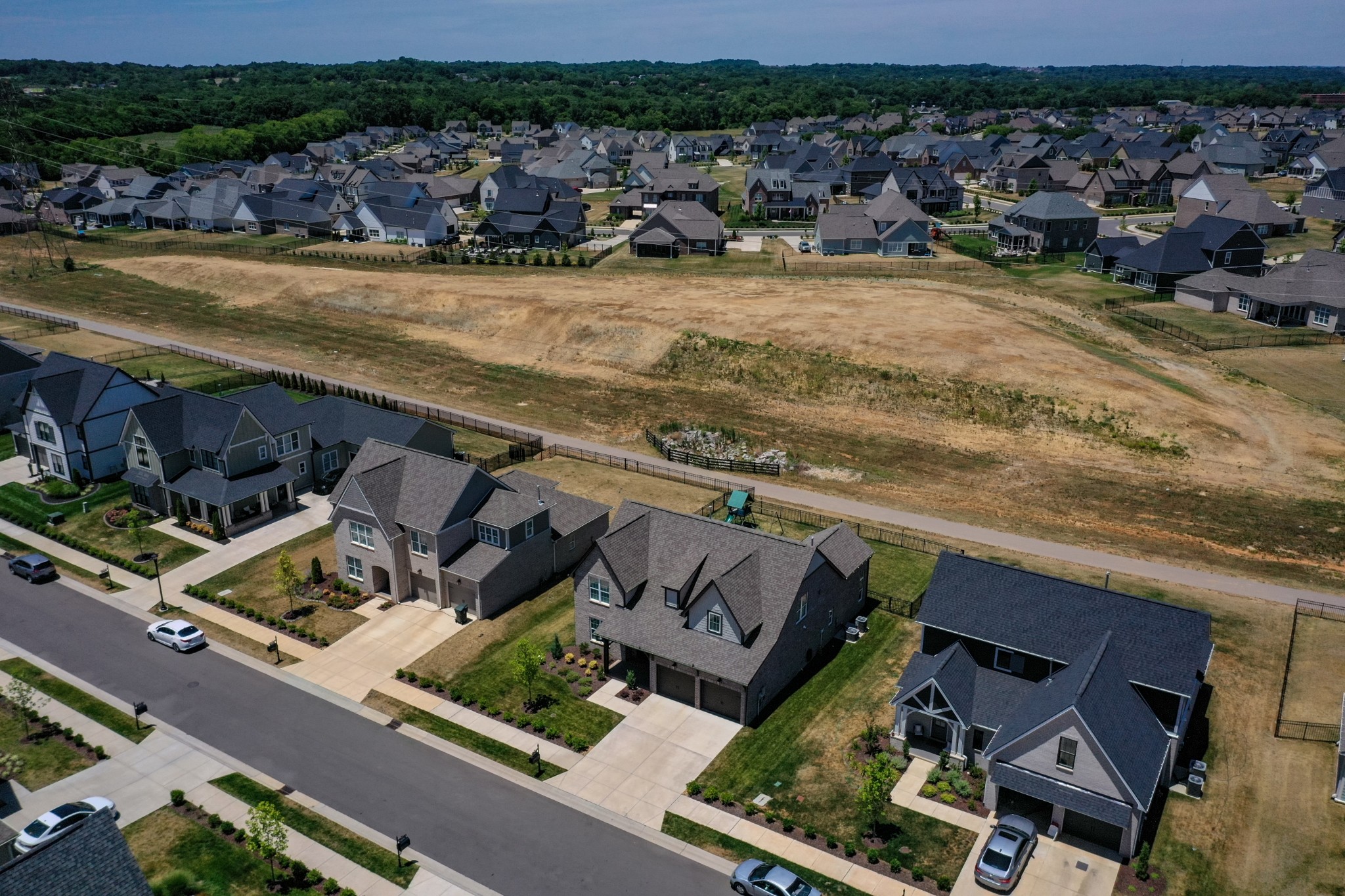1017 Fallow Road Mount Juliet, TN 37122 - Photo 58 of 66 an aerial view of residential houses with outdoor space