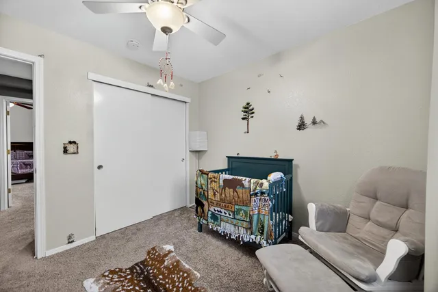 a view of a backyard with a garden