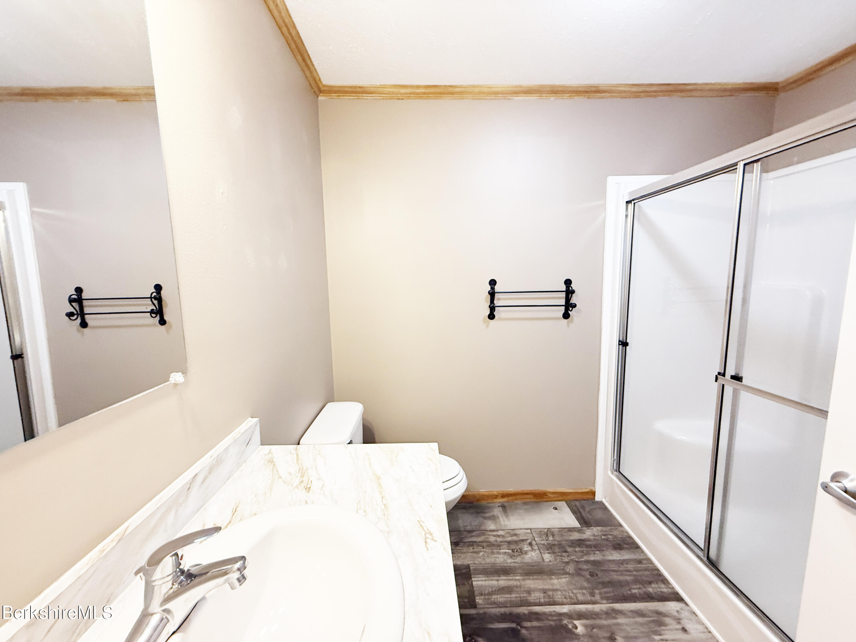 405 Pittsfield Road, Unit A6 Lenox, MA 01240 - Photo 14 of 17 a bathroom with a bathtub and shower