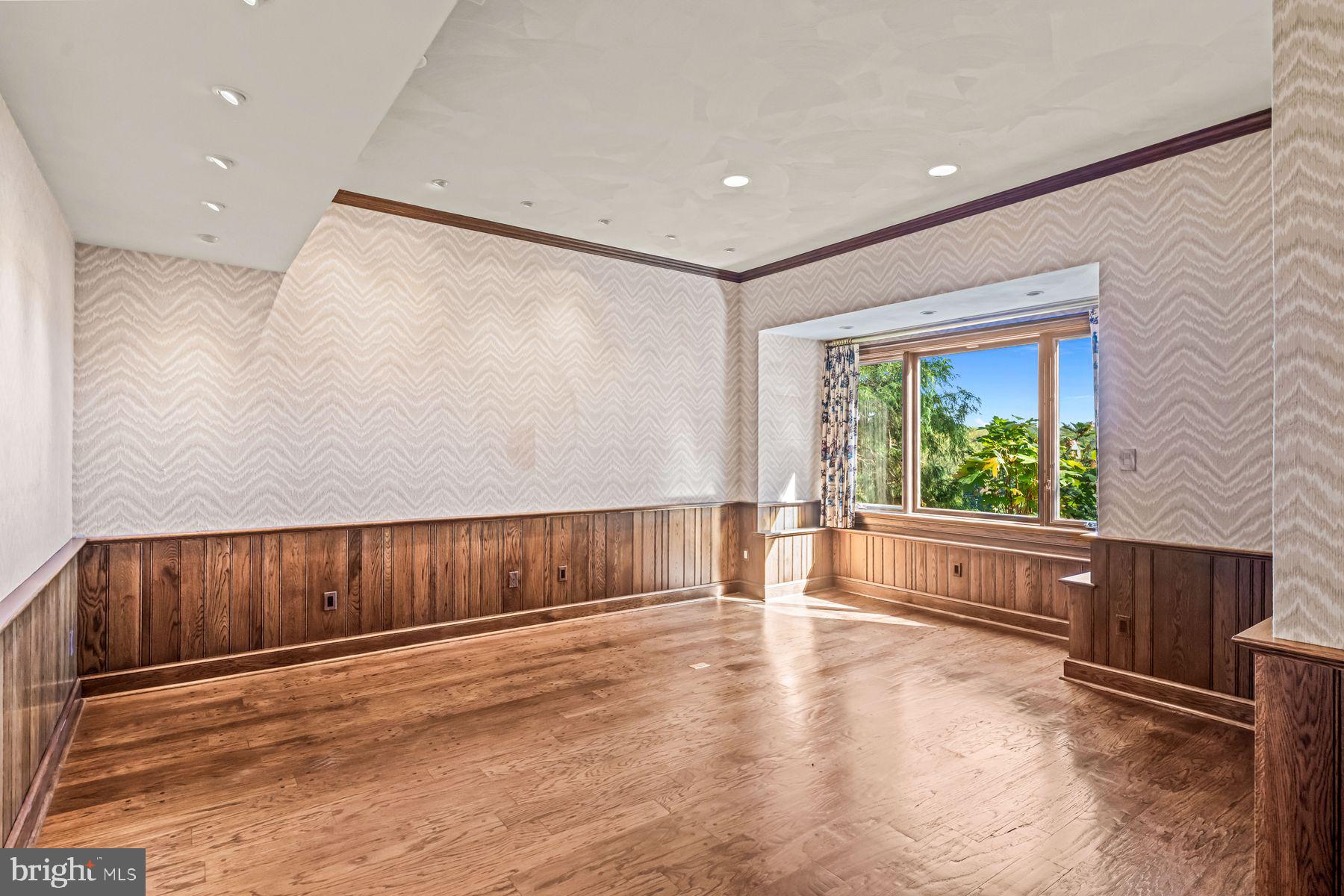 1225 Country Club Road Gladwyne, PA 19035 - Photo 53 of 89 a view of room with wooden floor and large window