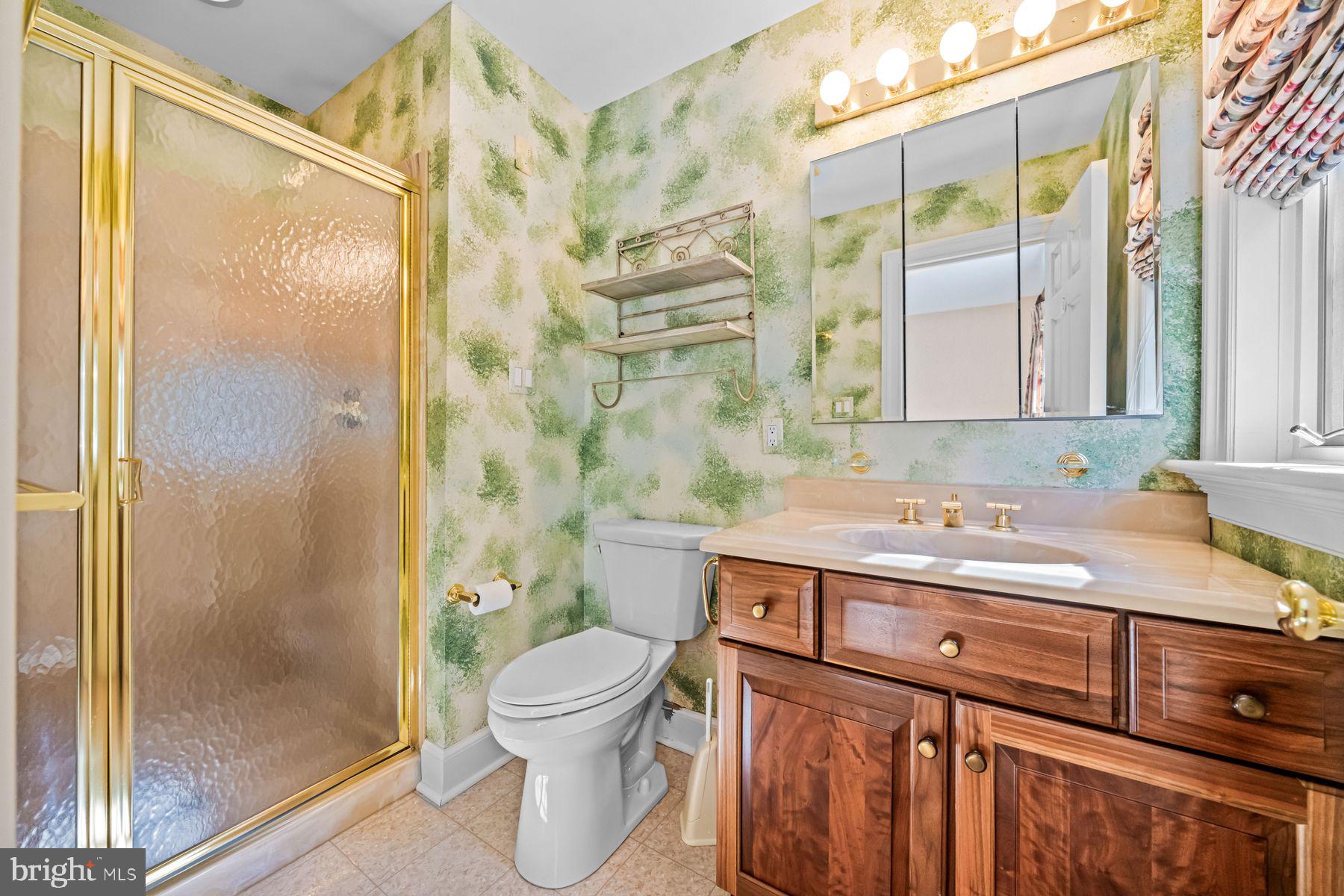 1225 Country Club Road Gladwyne, PA 19035 - Photo 80 of 89 a bathroom with a sink a toilet and shower