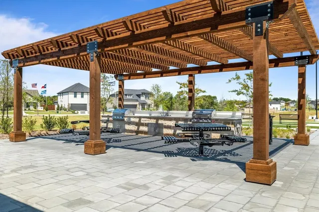 a view of outdoor space with seating