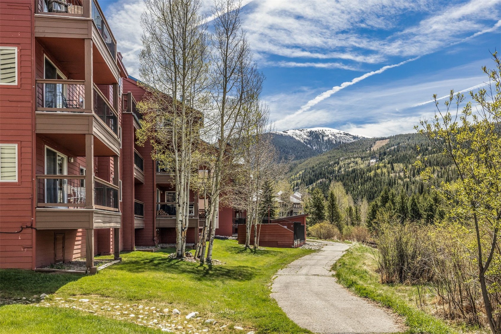 60 Oro Grande Road, Unit 204 Keystone, CO 80435 - Photo 36 of 50 a view of a building with a yard