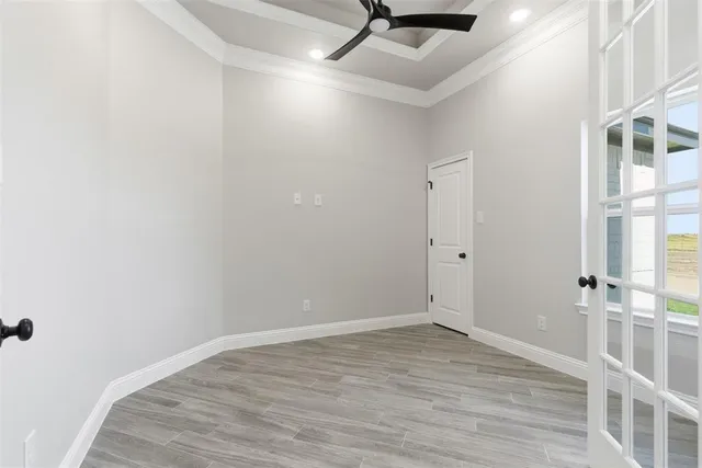 wooden floor in an empty room