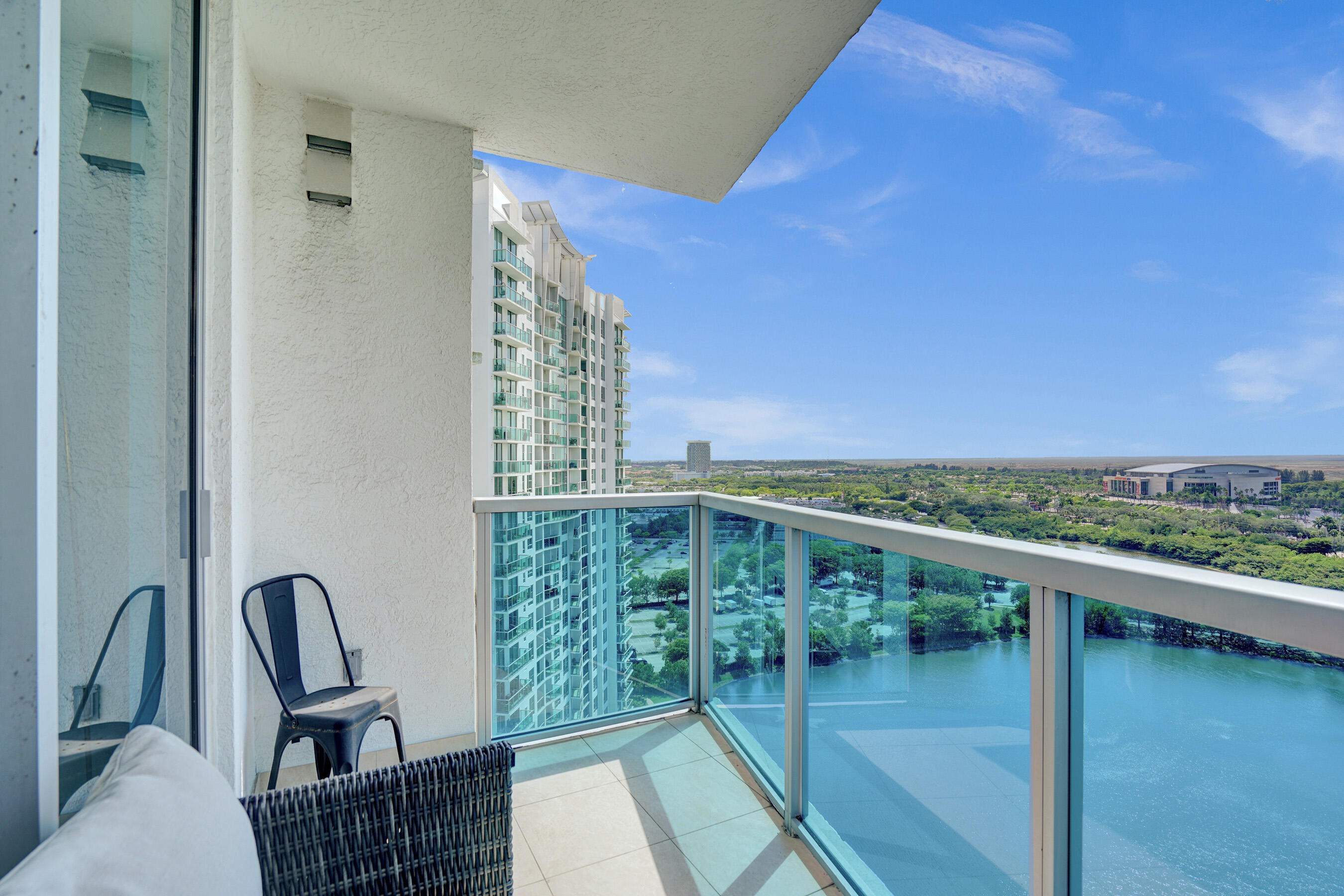 2641 North Flamingo Road, Unit 2105N Sunrise, FL 33323 - Photo 27 of 60 a view of a balcony with an outdoor space