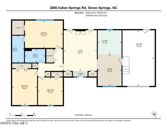 $225,000 | 2806 Indian Springs Road, Seven Springs, NC 28578