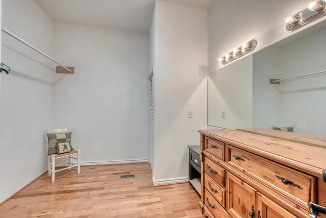 a room with a desk and chair