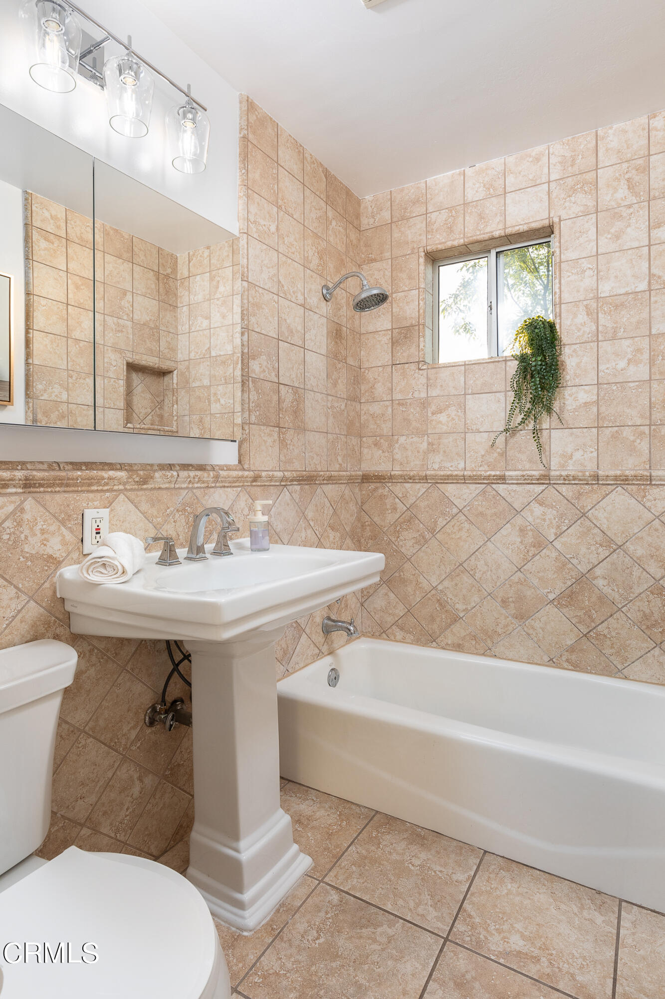 1850 Kaweah Drive Pasadena, CA 91105 - Photo 19 of 30 a bathroom with a sink toilet and shower