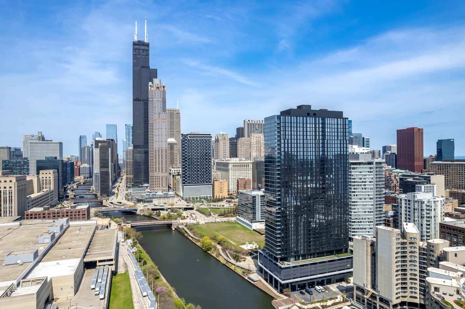 a view of city with a terrace