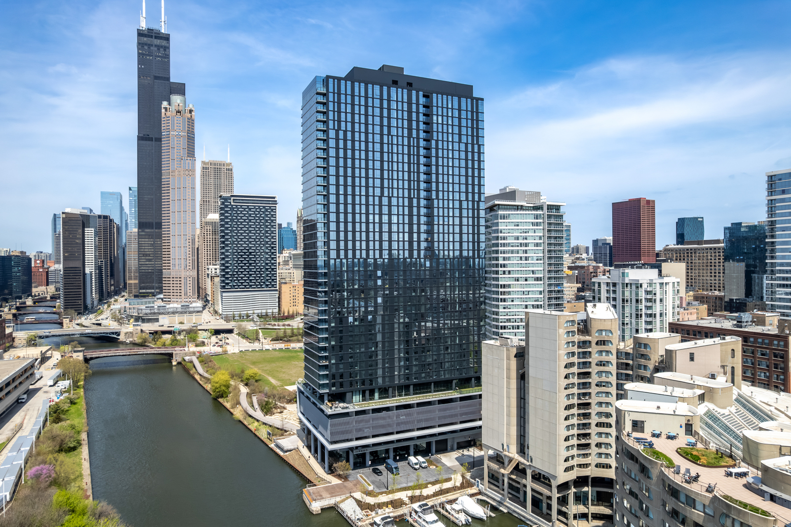 Undisclosed Address Chicago, IL 60607 - Photo 2 of 44 a view of city with tall buildings
