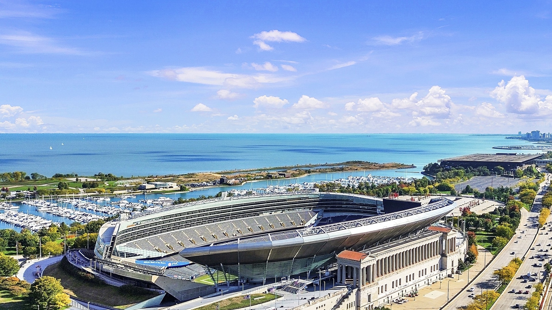 100 East 14th Street, Unit 1204 Chicago, IL 60605 - Photo 24 of 28 a view of a city from a terrace