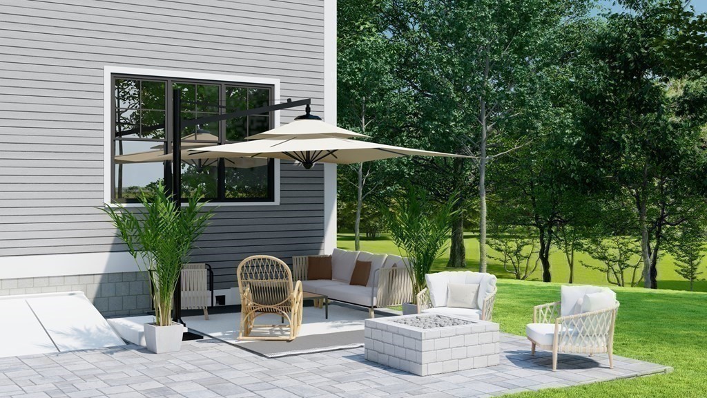 3 Crawford Road Lexington, MA 02420 - Photo 38 of 42 a front view of a house with garden