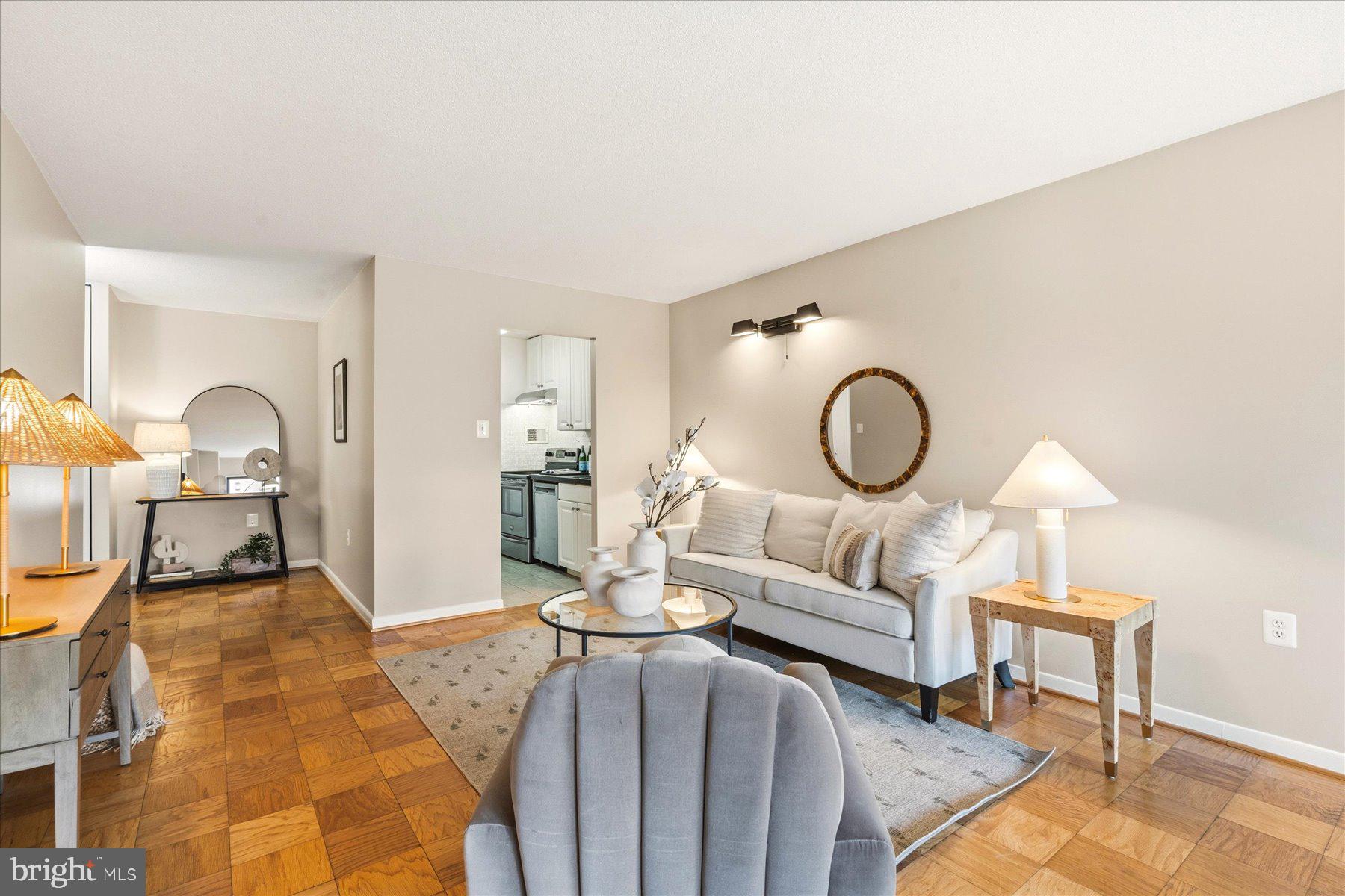 1718 P Street Northwest, Unit 507 Washington, DC 20036 - Photo 3 of 15 Beautiful parquet floors