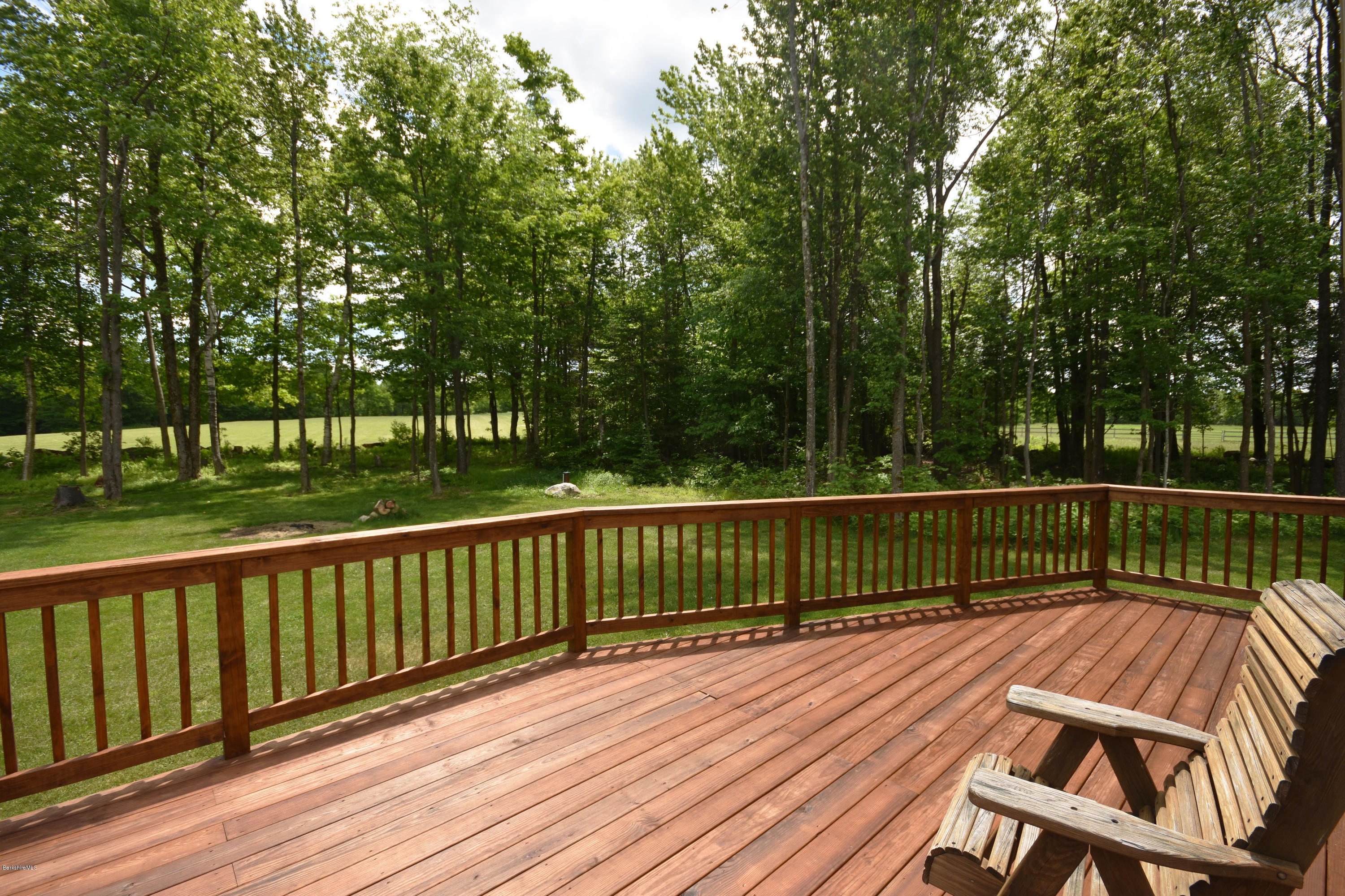 205 Windsor Road Savoy, MA 01256 - Photo 47 of 53 a view of deck with a large swimming pool and sitting space