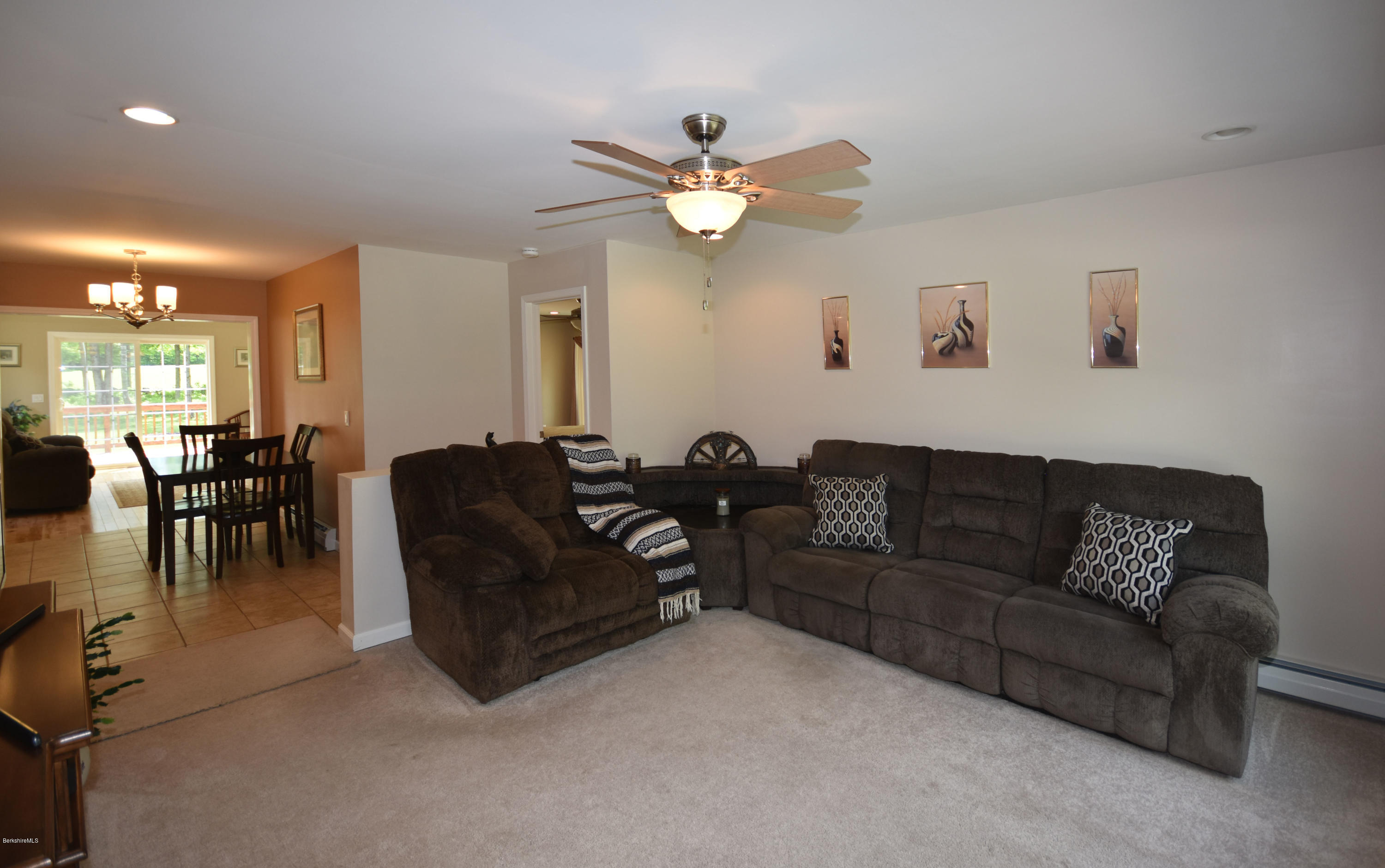 205 Windsor Road Savoy, MA 01256 - Photo 9 of 53 a living room with furniture a window and a ceiling fan