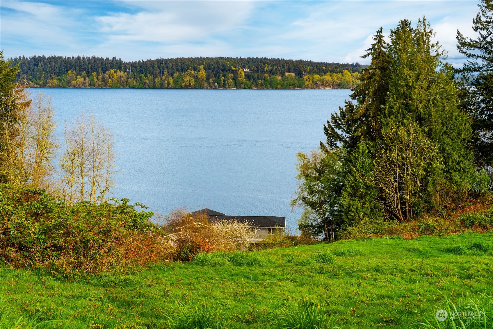 9214 163rd Avenue Southwest Longbranch, WA 98351 - Photo 9 of 31 a view of a lake with houses in the back